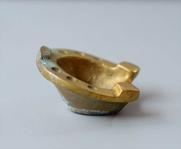 イングランドから 真鍮の馬蹄 ホースシュー オブジェ 置物 イギリス 英国 フィギュア ヴィンテージ アンティーク_260126