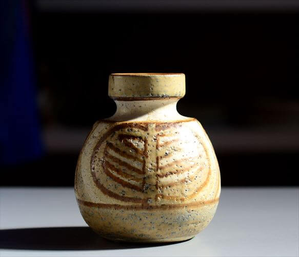 デンマーク製 SOHOLM Erika ストーンウェア 花瓶 北欧陶器  スーホルム Noomi Bachausen ヴィンテージ