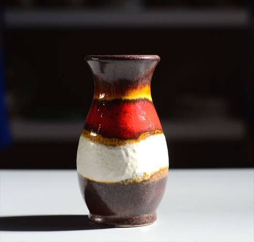 ドイツ製 Dumler&Breiden Fat Lava Vase 花瓶 花器 ファットラバー ミッドセンチュリー期 フラワーベース ヴィンテージ