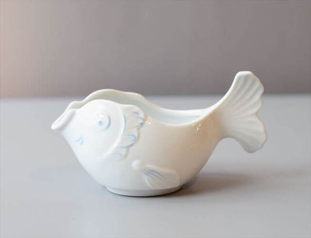 西ドイツ製 Seltmann Weiden 陶器の魚 器 置物 オブジェ 飾り ゼルトマンヴァイデン アンティーク ヴィンテージ_260206