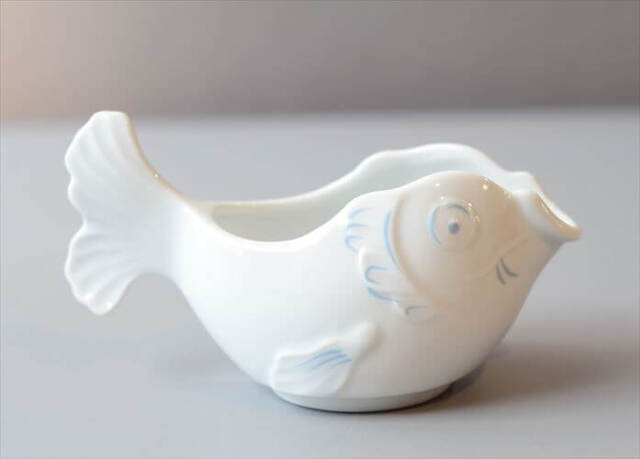 西ドイツ製 Seltmann Weiden 陶器の魚 器 置物 オブジェ 飾り ゼルトマンヴァイデン アンティーク ヴィンテージ_260206