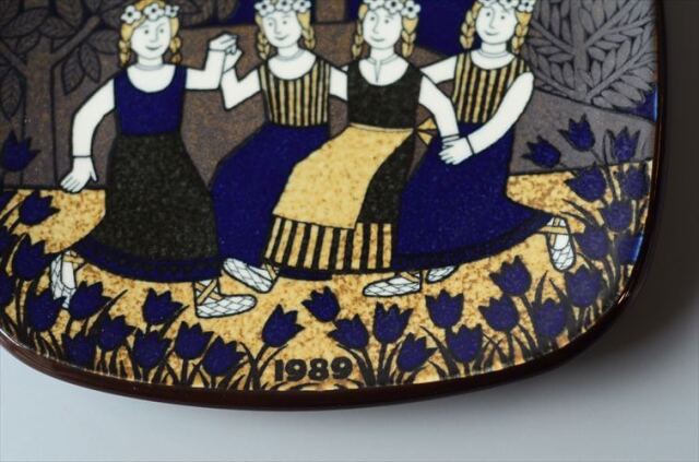 ARABIA アラビア Kalevala 1989年 イヤープレート Raija Uosikkinen