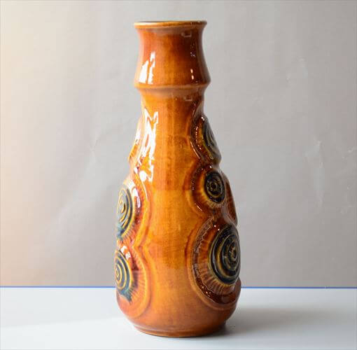 ドイツ製 ヴィンテージ Bay Keramik Vase 花瓶 花器 ファットラバー