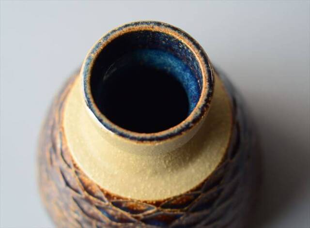 SOHOLM 陶器の花瓶 Einar Johansen 北欧　花器 スーホルム 一輪挿し フラワーベース アンティーク ヴィンテージ_260311