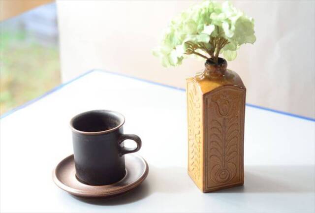 ドイツからヴィンテージ 陶器の花瓶 花器 一輪挿し ミッドセンチュリー期 フラワーベース アンティーク_260311