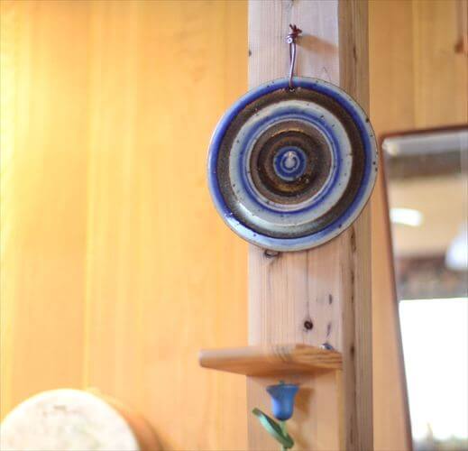 デンマーク製 HELLE ALLPASS 陶板 ヘレ・アルパス 壁掛け陶器 ウォールアート 現代美術 北欧アンティーク