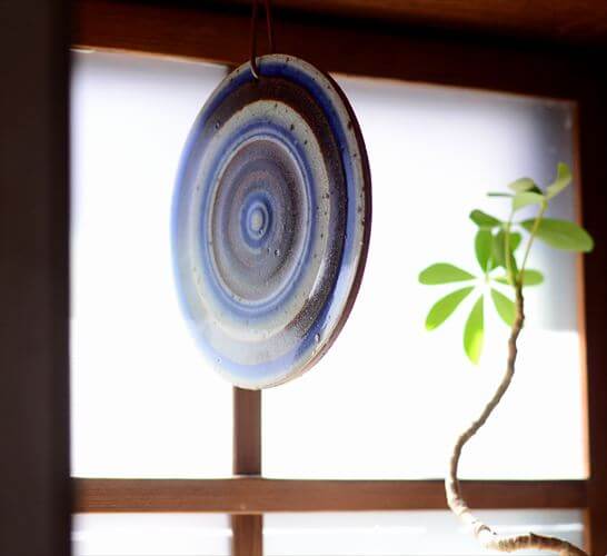 デンマーク製 HELLE ALLPASS 陶板 ヘレ・アルパス 壁掛け陶器 ウォールアート 現代美術 北欧アンティーク