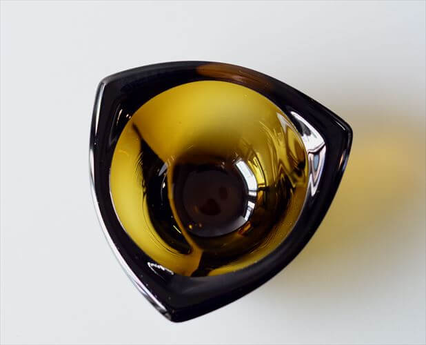 NUUTAJARVI Bulles Eye ガラス トレー ボウル Kaj Franck カイ・フランク ヌータヤルヴィ 北欧 ガラス アンティーク_260324
