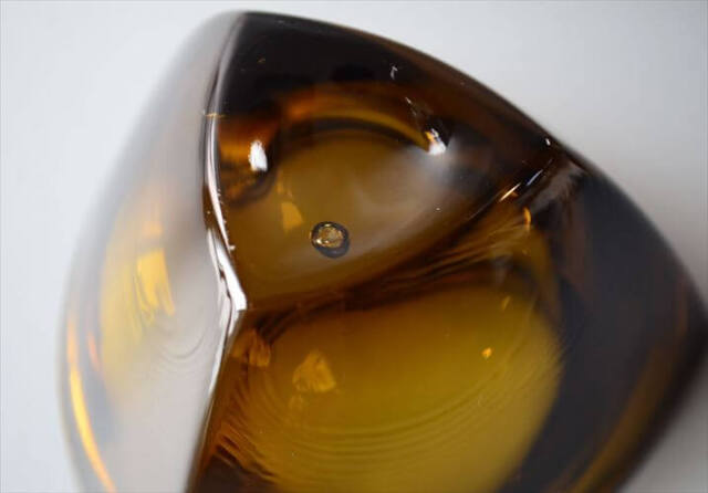 NUUTAJARVI Bulles Eye ガラス トレー ボウル Kaj Franck カイ・フランク ヌータヤルヴィ 北欧 ガラス アンティーク_260324