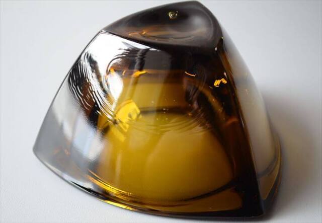 NUUTAJARVI Bulles Eye ガラス トレー ボウル Kaj Franck カイ・フランク ヌータヤルヴィ 北欧 ガラス アンティーク_260324