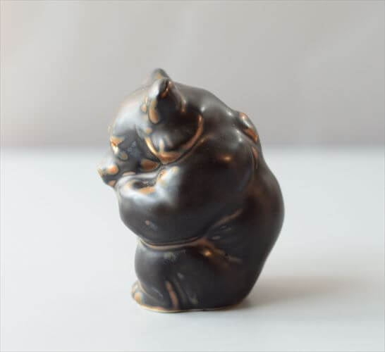 Royal Copenhagen 陶器 くまのオブジェ Knud Kyhn クマ ロイコペ ロイヤルコペンハーゲン 北欧 ヴィンテージ_250326