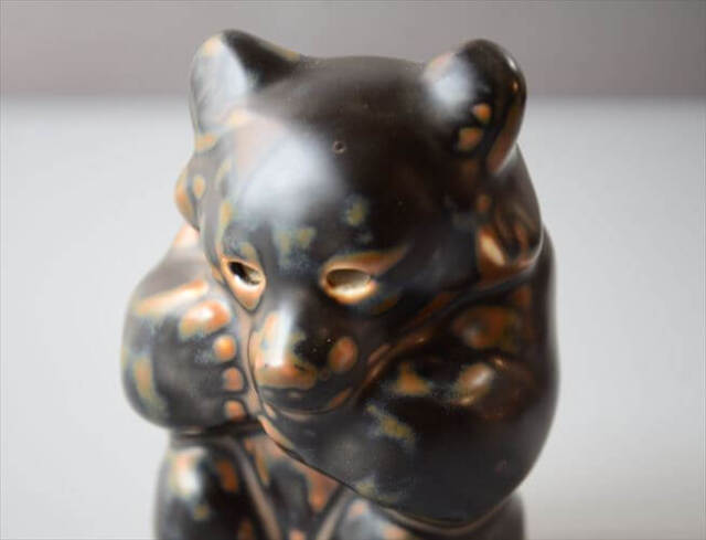Royal Copenhagen 陶器 くまのオブジェ Knud Kyhn クマ ロイコペ ロイヤルコペンハーゲン 北欧 ヴィンテージ_250326