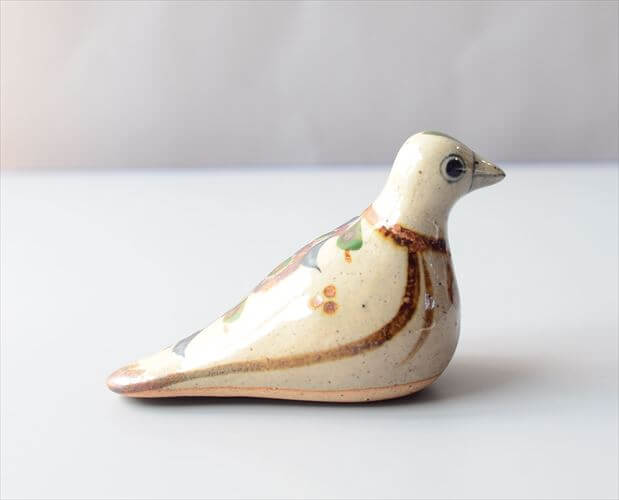 Tonala Mexican Pottery かわいい小鳥 メキシコ民芸 トナラ焼 バード