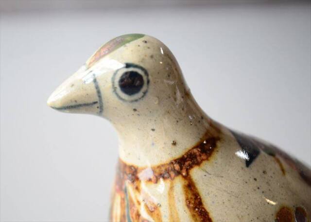 Tonala Mexican Pottery  かわいい小鳥 メキシコ民芸 トナラ焼 バード オブジェ 鳥 bird フィギュア ヴィンテージ _240426