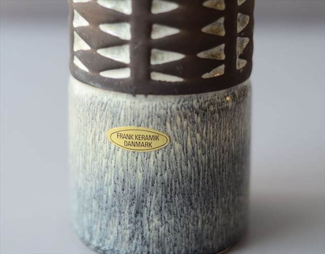 1960～70年代 デンマーク製 Frank Keramik Denmark 花瓶 北欧 花器