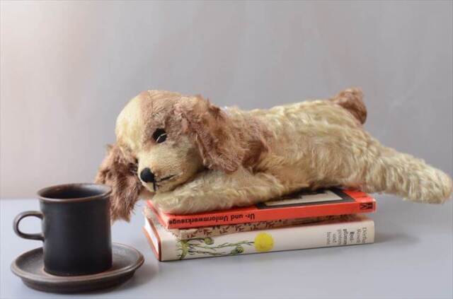 1953-77年代 ドイツ製 Steiff イヌ Floppy Dog Cockie ぬいぐるみ
