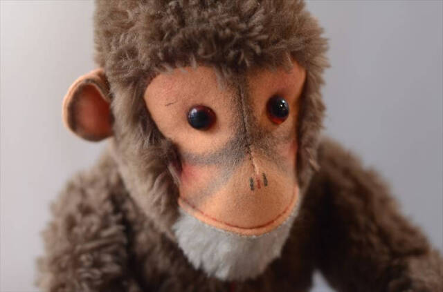 ドイツ製 Hermann Teddy Original サル monkey ぬいぐるみ ハーマンテディ ドール フィギュア アンティーク ヴィンテージ_260410