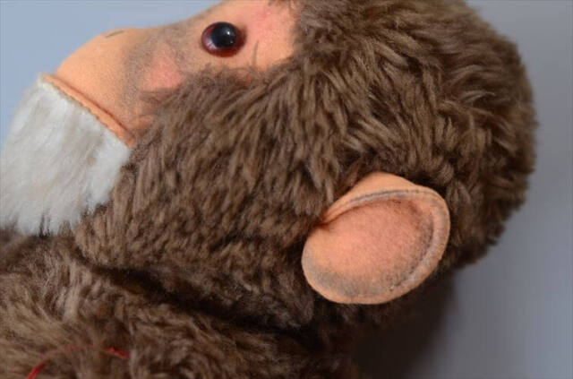 ドイツ製 Hermann Teddy Original サル monkey ぬいぐるみ ハーマンテディ ドール フィギュア アンティーク ヴィンテージ_260410