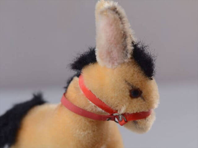 ドイツから Steiffのようなかわいいロバ ぬいぐるみ ドール フィギュア アンティーク ヴィンテージ_260410