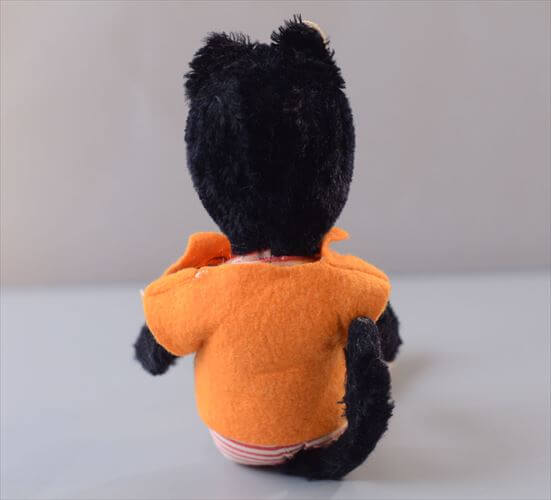 ドイツ製 Schuco bigobello かわいい黒猫 ぬいぐるみ シュコ社