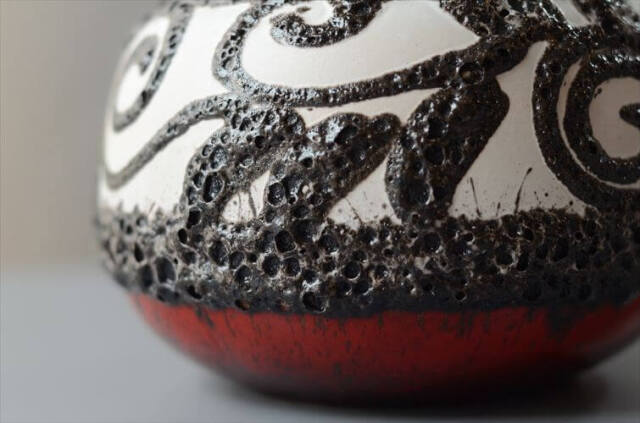 ドイツ製 ヴィンテージ Scheurichと思われる Fat Lava Vase 花瓶