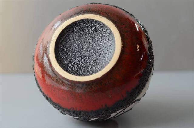 ドイツ製 ヴィンテージ Scheurichと思われる Fat Lava Vase 花瓶