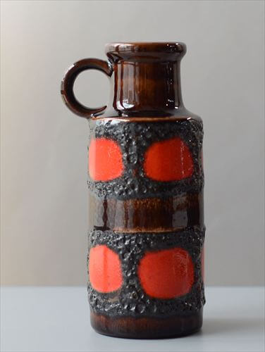 ドイツ製 ヴィンテージ Scheurich Fat Lava Vase 花瓶 花器 ファット