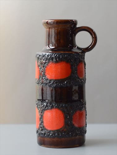 ドイツ製 ヴィンテージ Scheurich Fat Lava Vase 花瓶 花器 ファット