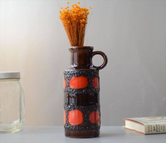 ドイツ製 ヴィンテージ Scheurich Fat Lava Vase 花瓶 花器 ファット ドイツ製 ヴィンテージ Scheurich Fat Lava Vase 花瓶 花器 ファット