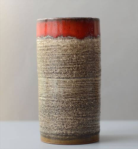 東ドイツ製 ヴィンテージ Strehla Fat Lava Vase 花瓶 花器 ファット