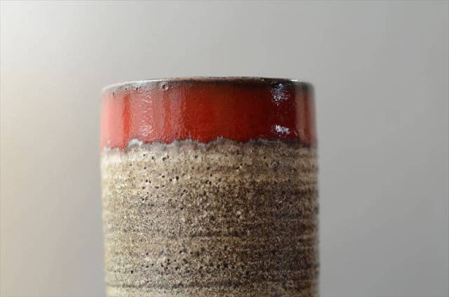 東ドイツ製 ヴィンテージ Strehla Fat Lava Vase 花瓶 花器 ファット