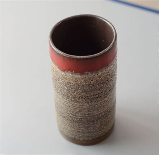 東ドイツ製 ヴィンテージ Strehla Fat Lava Vase 花瓶 花器 ファット