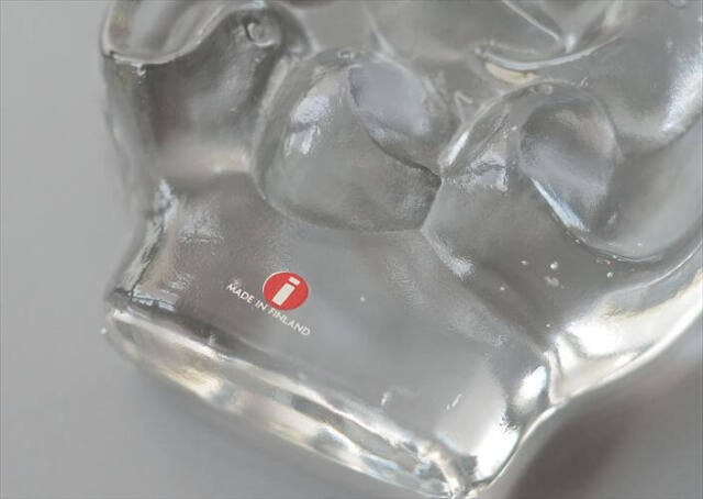 フィンランド製 iittala Lintupuu 小鳥の木 ガラス オブジェ イッタラ Jorma Vennola ペーパーウェイト 北欧 アンティーク ヴィンテージ