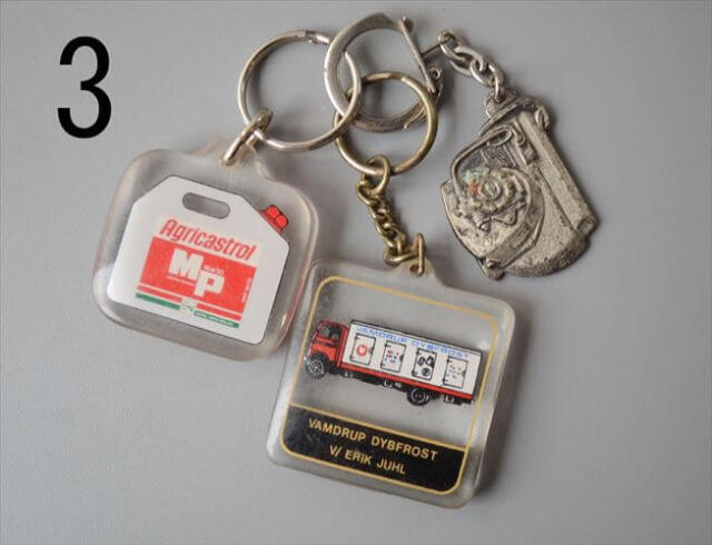 ヨーロッパや北欧から ヴィンテージキーホルダー 3個セット Vintage keychain アンティーク_260528