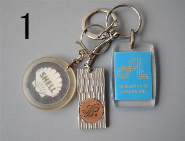 ヨーロッパや北欧から ヴィンテージキーホルダー 3個セット Vintage keychain アンティーク_260528
