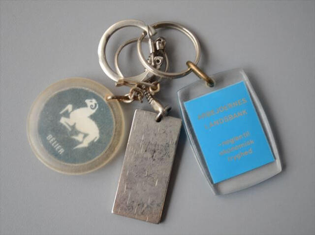 ヨーロッパや北欧から ヴィンテージキーホルダー 3個セット Vintage keychain アンティーク_260528