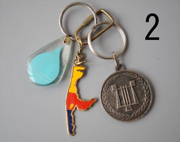ヨーロッパや北欧から ヴィンテージキーホルダー 3個セット Vintage keychain アンティーク_260528