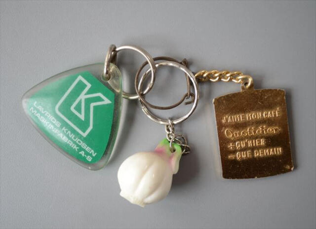 ヨーロッパや北欧から ヴィンテージキーホルダー 3個セット Vintage keychain アンティーク_260528