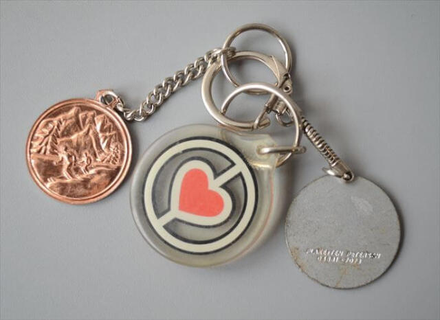 ヨーロッパや北欧から ヴィンテージキーホルダー 3個セット Vintage keychain アンティーク_260528
