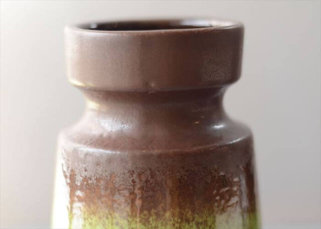 ドイツ製 ヴィンテージ Scheurich Fat Lava Vase 花瓶 花器 ファットラバー ミッドセンチュリー期 フラワーベース アンティーク_260529