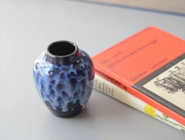 ドイツ製 ヴィンテージ Scheurich Fat Lava Vase 花瓶 花器 ファットラバー ミッドセンチュリー期 フラワーベース アンティーク_260529