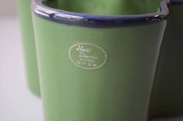 デンマークから Heidi Blomster 陶器の花瓶 花器 フラワーベース フラワーポット Nysted_260529