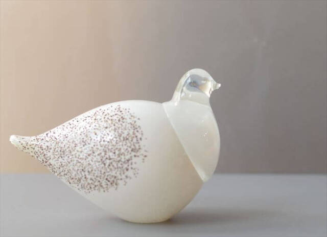 フィンランド製 ART LASI Handmade Glass Bird ハンドメイドの大きな
