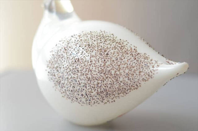 フィンランド製 ART LASI Handmade Glass Bird ハンドメイドの大きな