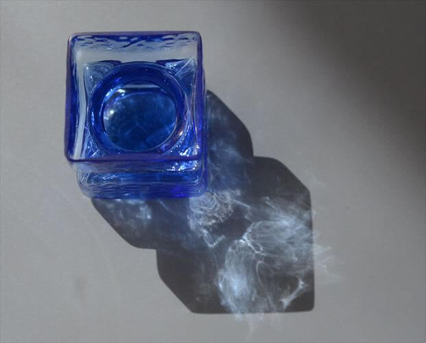 フィンランド製 Riihimaen Lasi Pala ガラスの花瓶 Sサイズ 6cm高 花器 リーヒマエンラシ パラ 北欧 ヴィンテージ