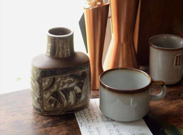 Royal Copenhagen Fajance Baca 花瓶 Nils Thorsson 魚柄 ロイヤル