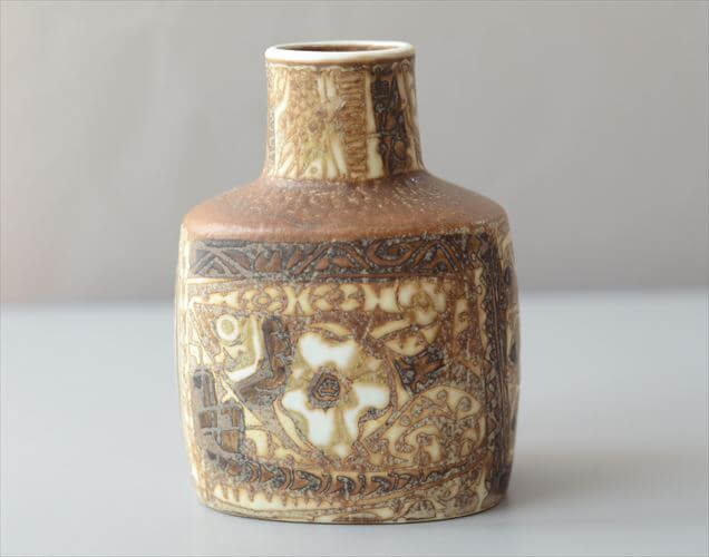 Royal Copenhagen Fajance Baca 花瓶 Nils Thorsson 魚柄 ロイヤル