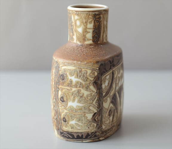 Royal Copenhagen Fajance Baca 花瓶 Nils Thorsson 魚柄 ロイヤル