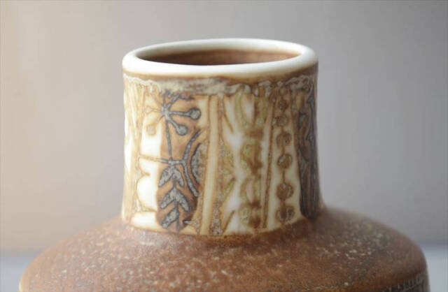Royal Copenhagen Fajance Baca 花瓶 Nils Thorsson 魚柄 ロイヤル