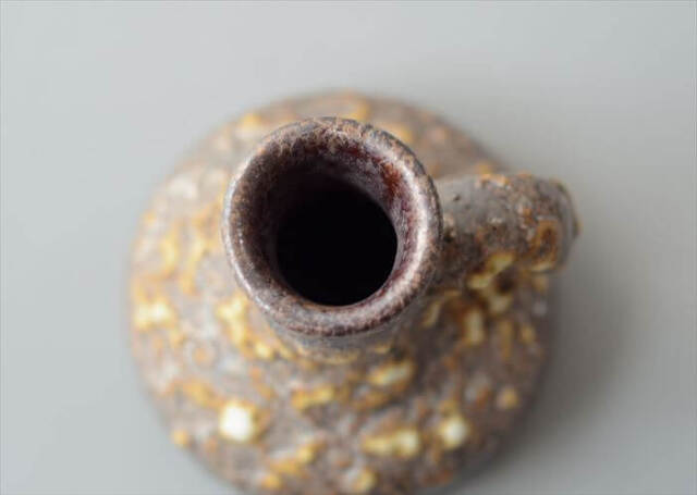 ドイツ製 ヴィンテージ 陶器の花瓶 Fat lava Art pottery 花器